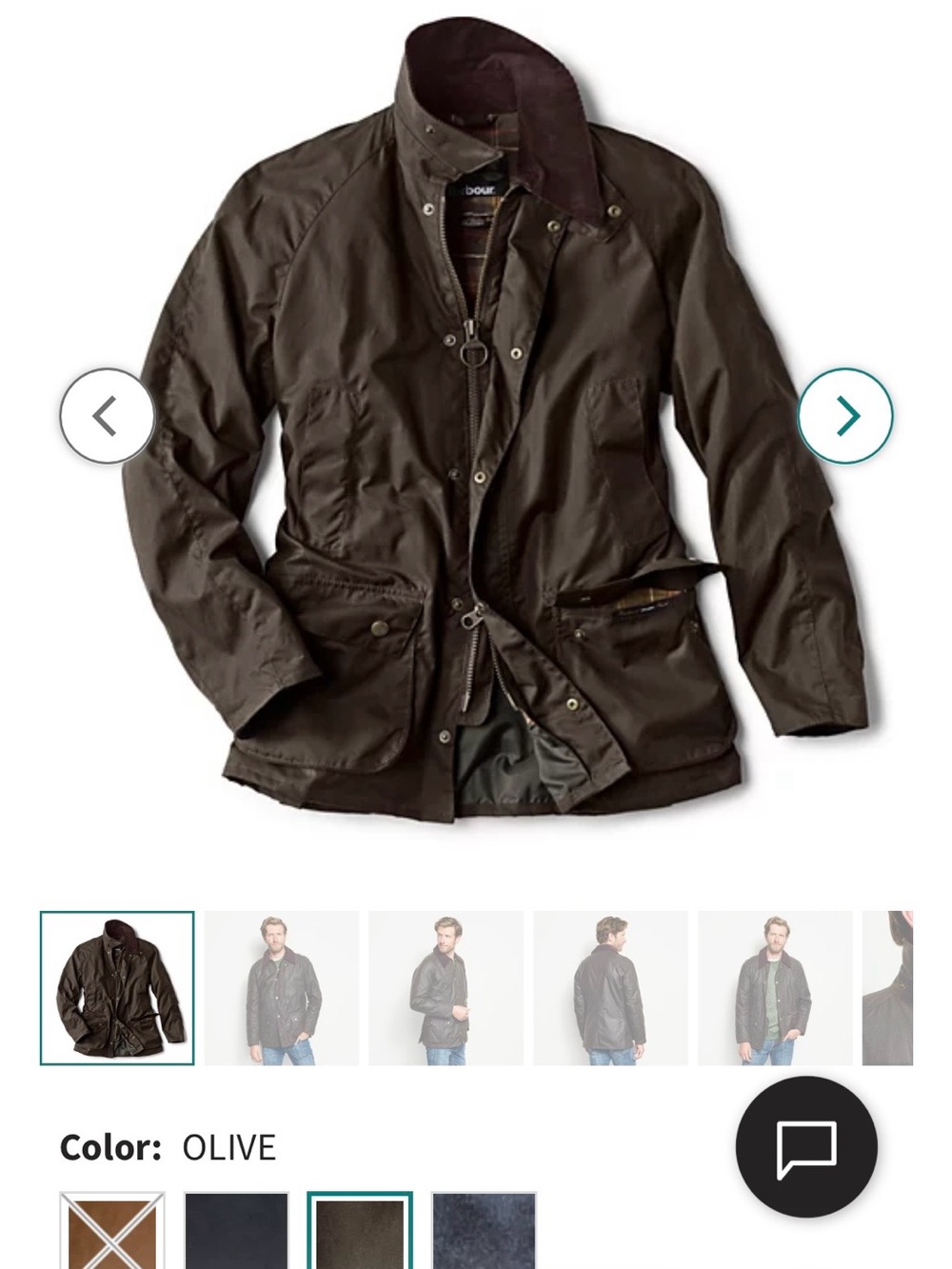 Barbour Ashby Waxed Jacket